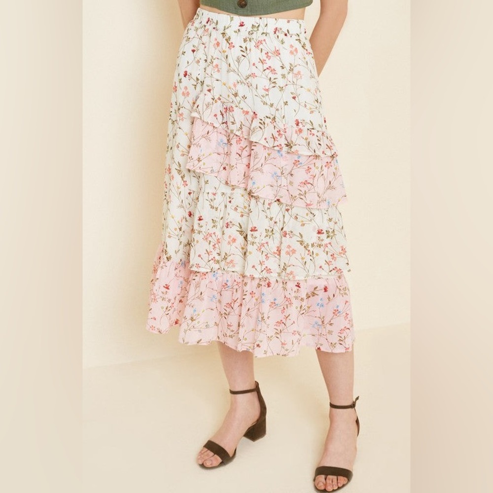 Flower Floral skirt